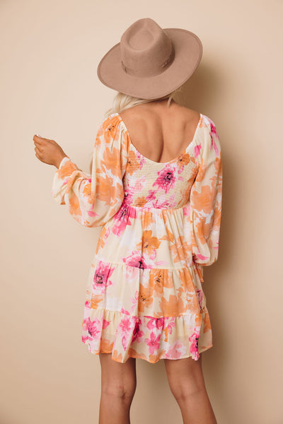 Summer Time Floral Tiered Dress