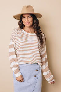 Evelina Mixed Striped Sweater