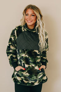 Get The Girl Camo Pullover