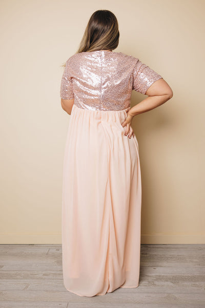 Plus Size - Laine Sequin Maxi Dress