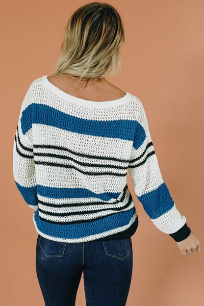Fashion Capital Striped Knit Sweater