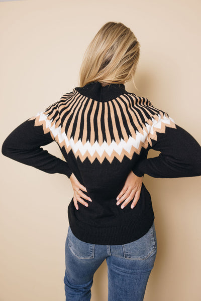 Kieran Geometric Sweater