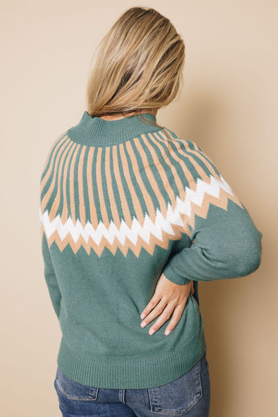 Kieran Geometric Sweater
