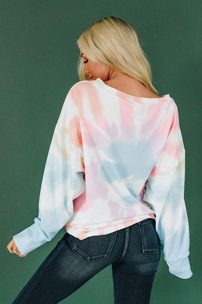Clear The Way Patterned Pullover Top