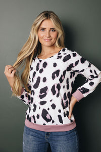Jillian Leopard Sweatshirt