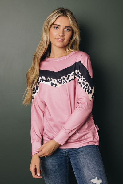 Callie Color Block Sweatshirt