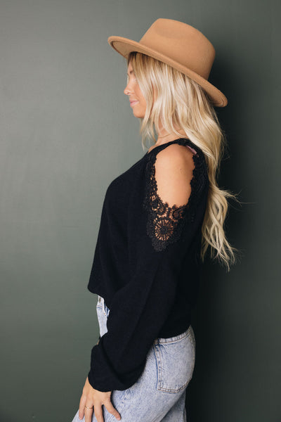 Amity Cold Shoulder Sweater