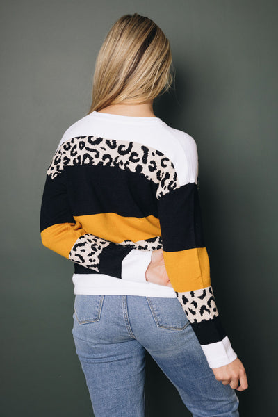 Cambyn Color Block Sweater