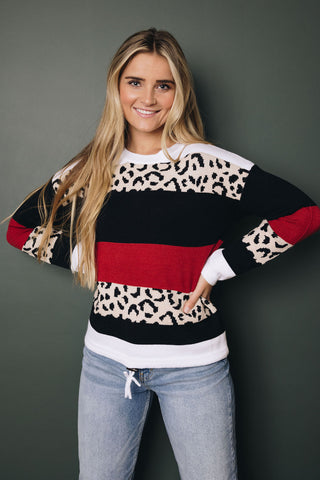 Cambyn Color Block Sweater