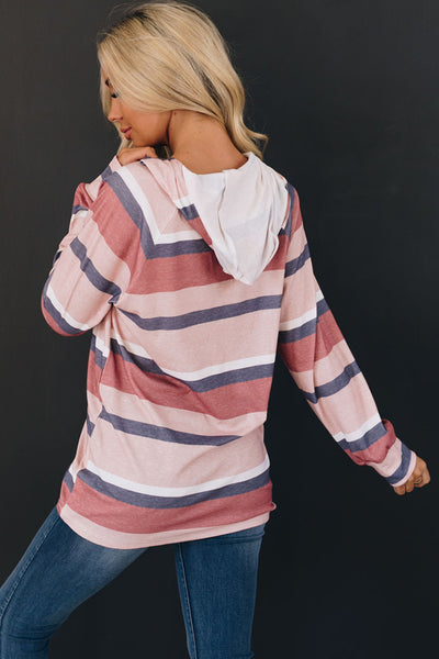 Cleveland Striped Hoodie