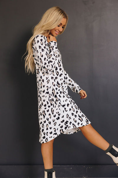OEM Anna Leopard Midi Dress
