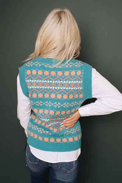 Gwen Tribal Sweater Vest