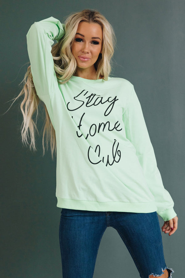Stay Home Club Pullover