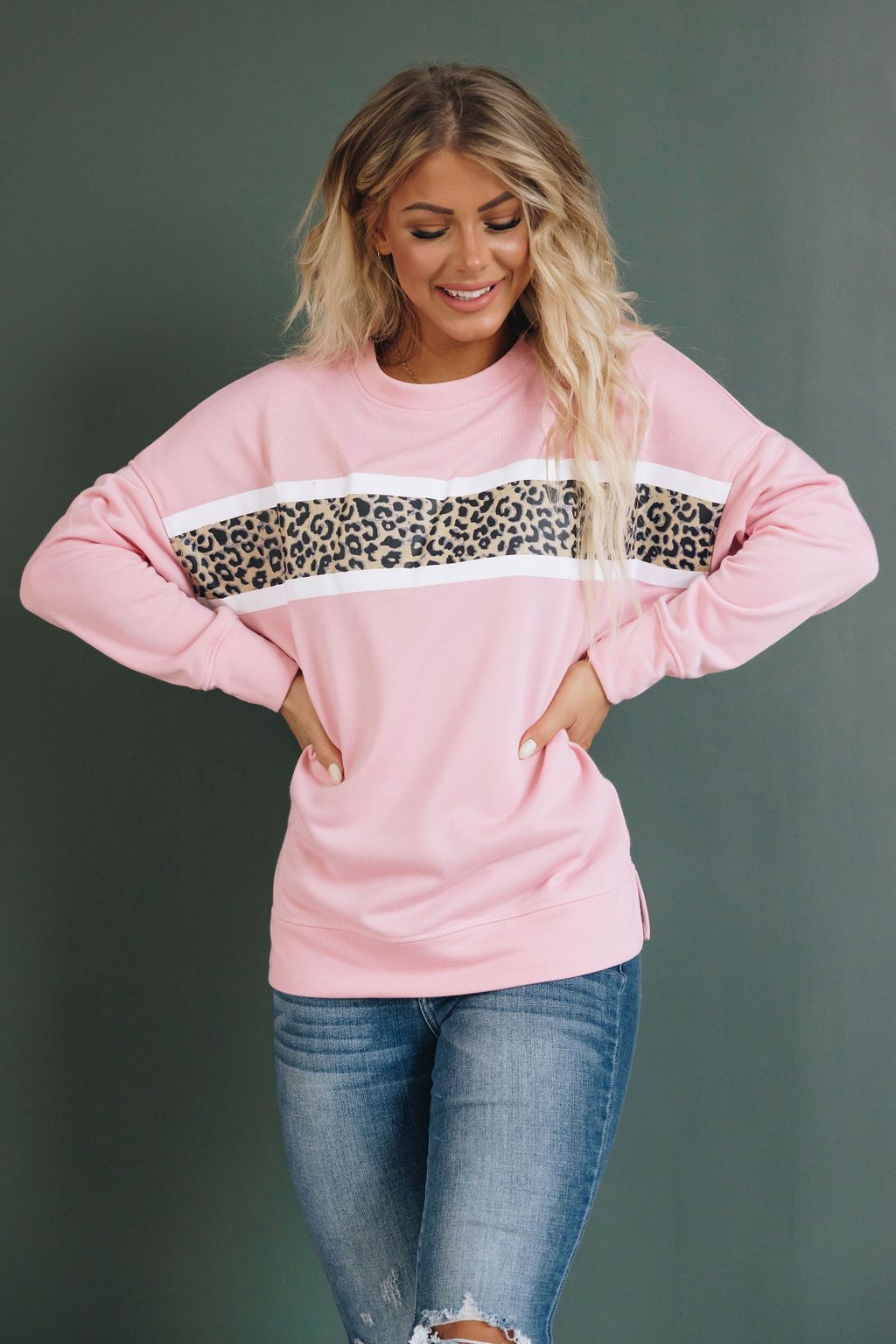 Laurel Leopard Sweatshirt Top
