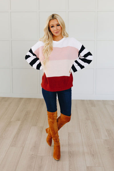 Flying Colors Striped Sweater