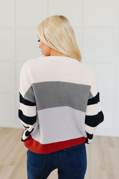 Flying Colors Striped Sweater