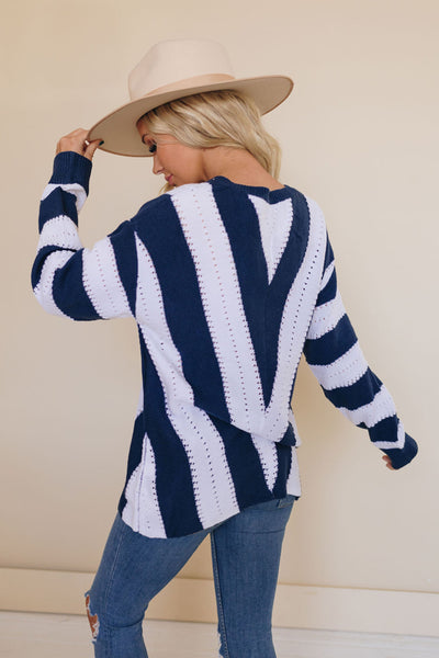 Afterglow Striped Sweater