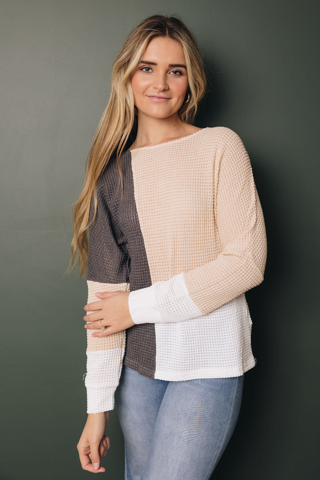 Scout Waffle Knit Top