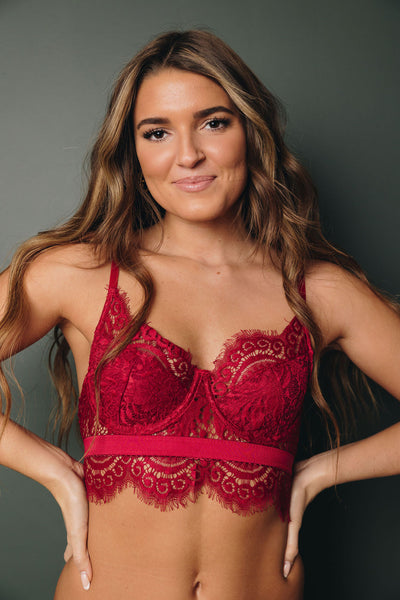 On Your Mind Lace Bralette