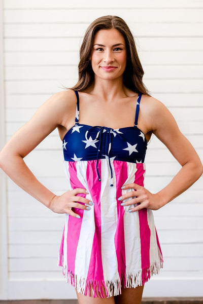 American Dream Flag Swimsuit