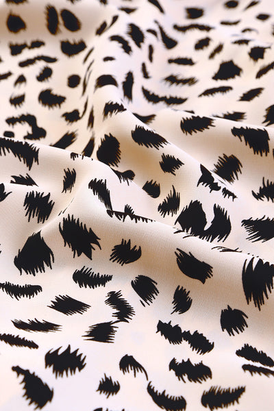 Leopard Print Puff Long Sleeve Shirt
