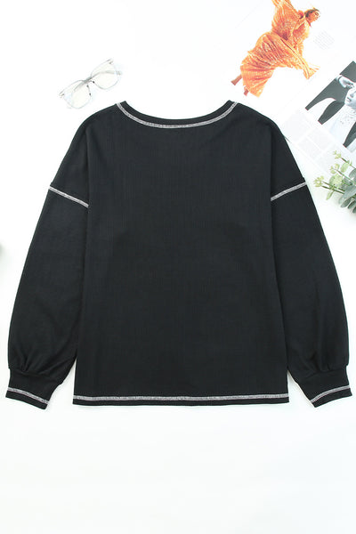 Bobbie Waffle Knit Pullover