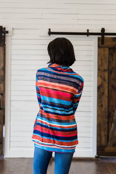 Mellow in Multi Stripe Sweater
