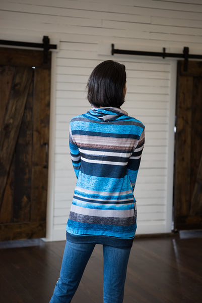 Mellow in Multi Stripe Sweater