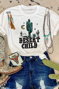 DESERT CHILD Western Graphic Print Tee