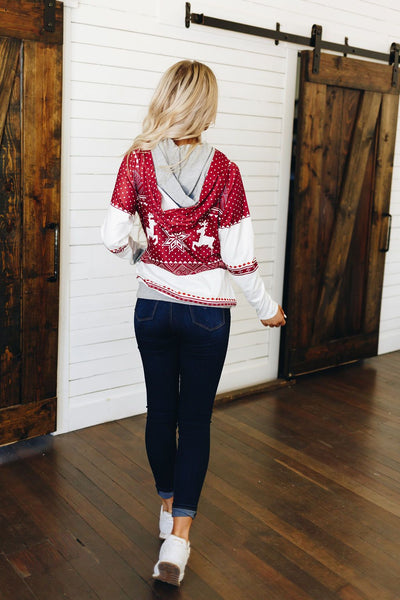 Sleigh Ride Double Hooded Sweater
