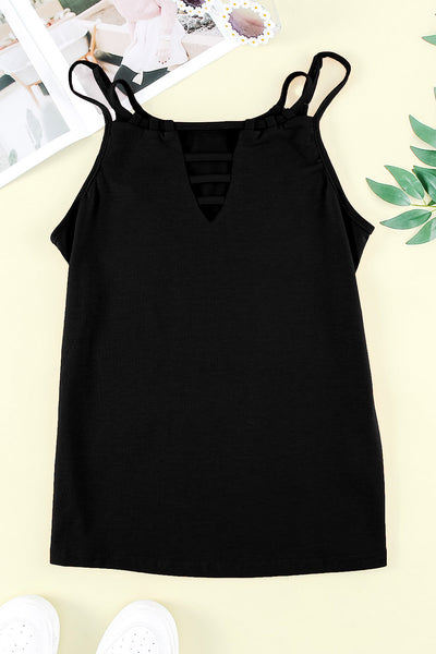 Adley Hollow-Out Tank Top