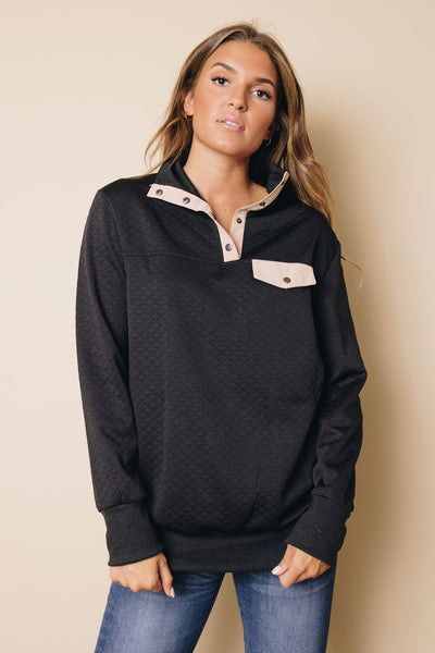 Perks Quilted Pullover