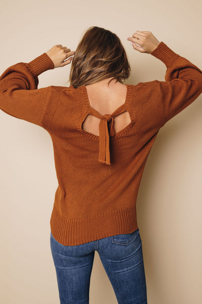 Shaina Sweater with Tie