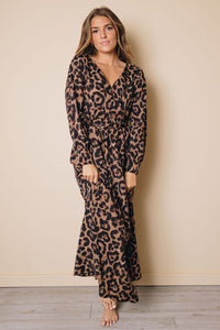 Kamara Leopard Maxi Dress