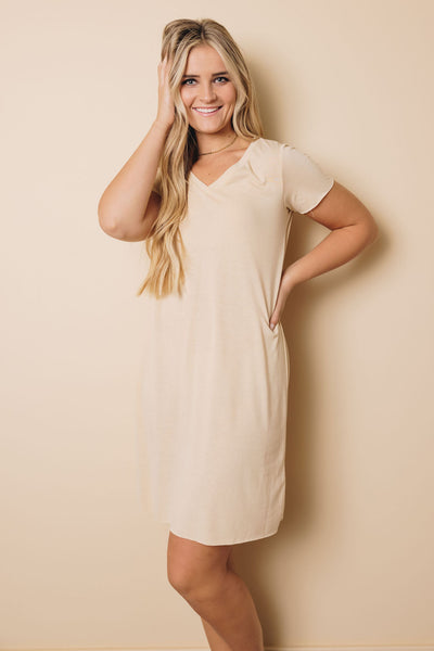 Tina Short Sleeve Mini Dress