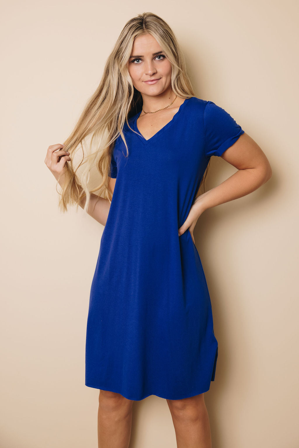 Tina Short Sleeve Mini Dress
