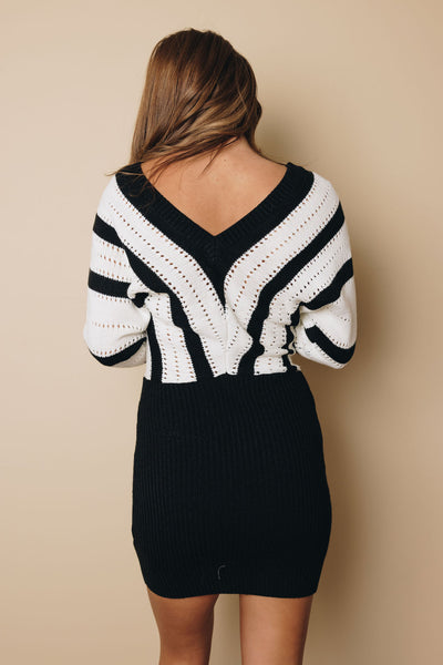 Colorado Colorblock Sweater Dress