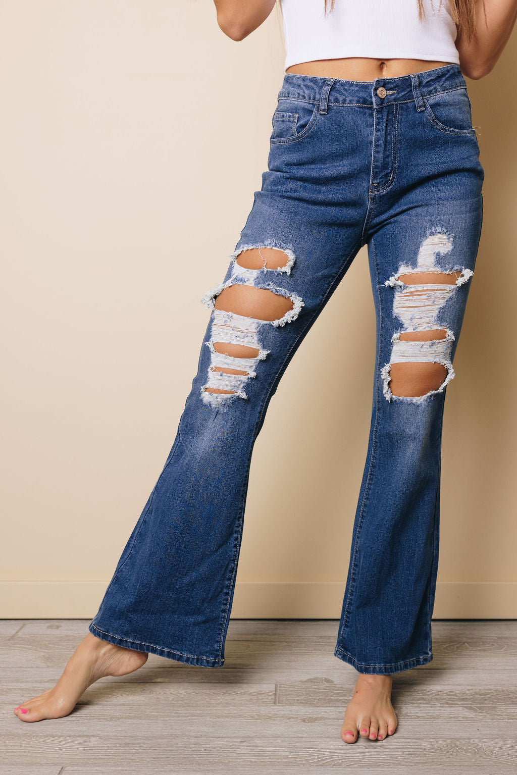 Jaylin High Waist Flare Jeans