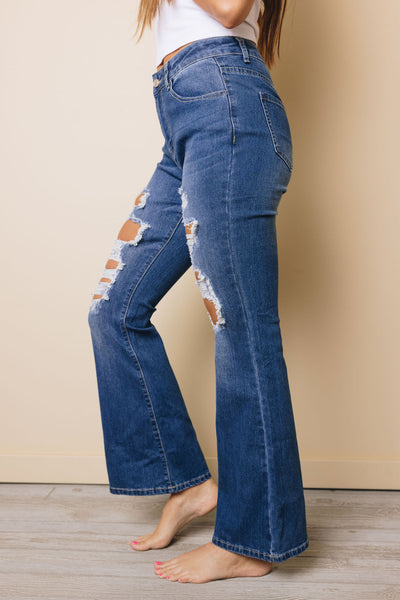 Jaylin High Waist Flare Jeans