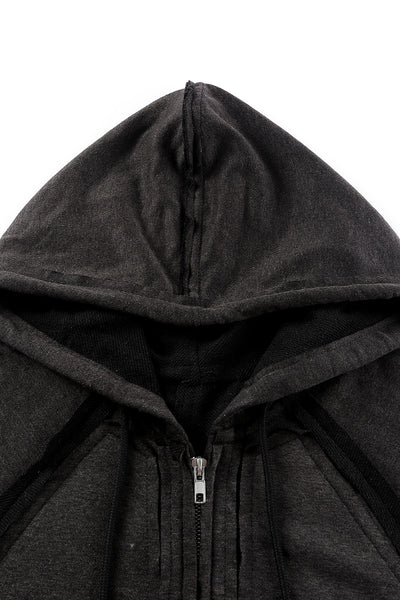 Oversized Zip Up Hoodie with Pockets