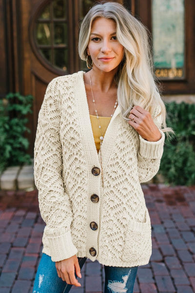 Only Want You Knit Hooded Cardigan