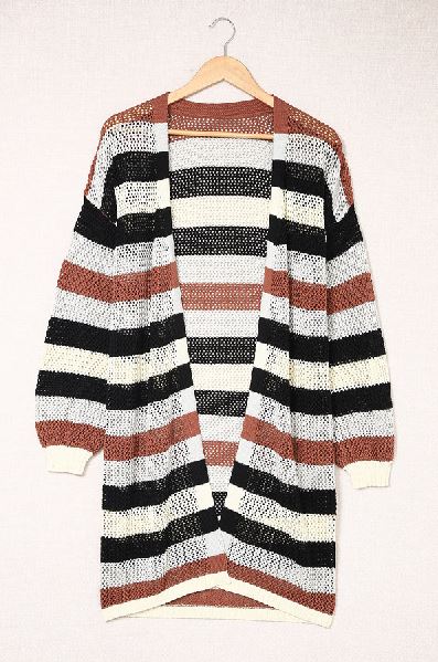 Brooklyn Striped Knit Cardigan