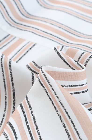 Striped Oversize Short Sleeve Shirt