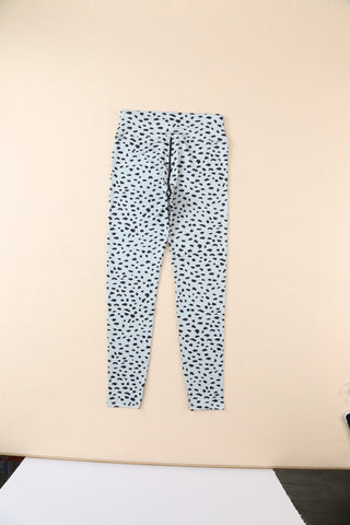 Dalmatian Spots Printed High Waist Leggings