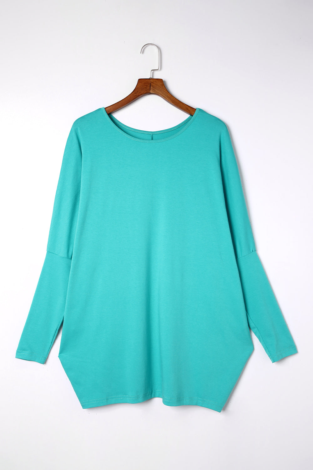 Batwing Sleeves Loose Knit Tunic Top