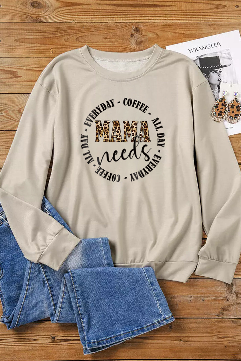 Letters Graphic Sweatshirt