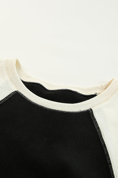Sasha Color Block Fleece Sweatshirt