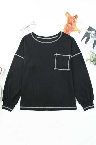 Bobbie Waffle Knit Pullover